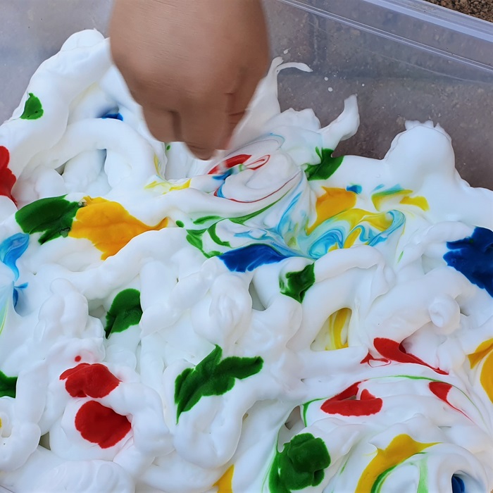 Shaving Cream Play Sensory Play With Shaving Cream Donuts For Kids — free download