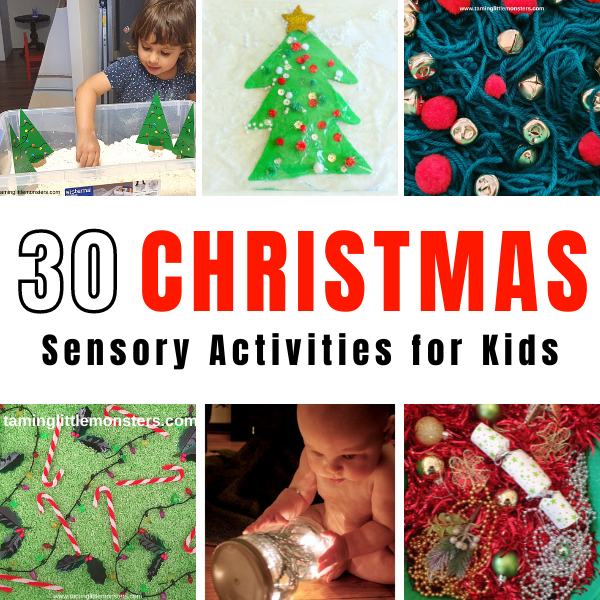 Learning and Exploring Through Play: Christmas Sensory Box