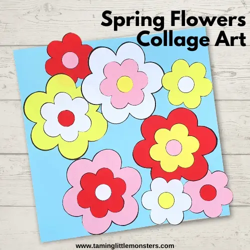 Tissue Paper Flower Art - Little Bins for Little Hands