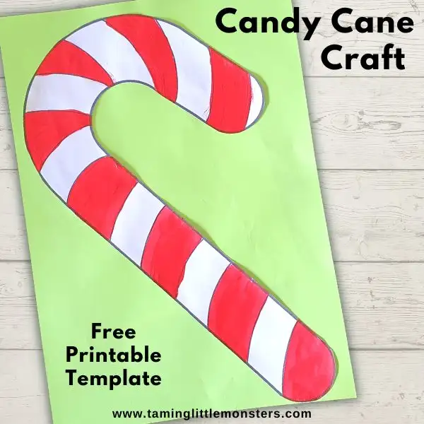 Candy Cane Activities - Candy Cane Puffy Paint ~ Learn Play Imagine