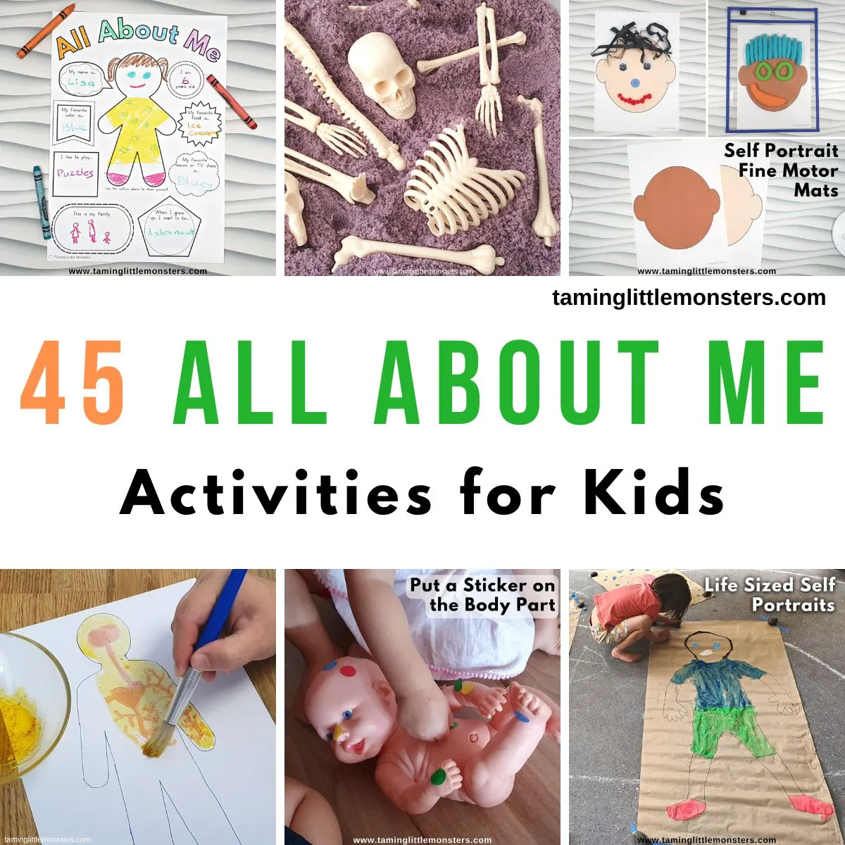 All About Me Activities All About Me Activities