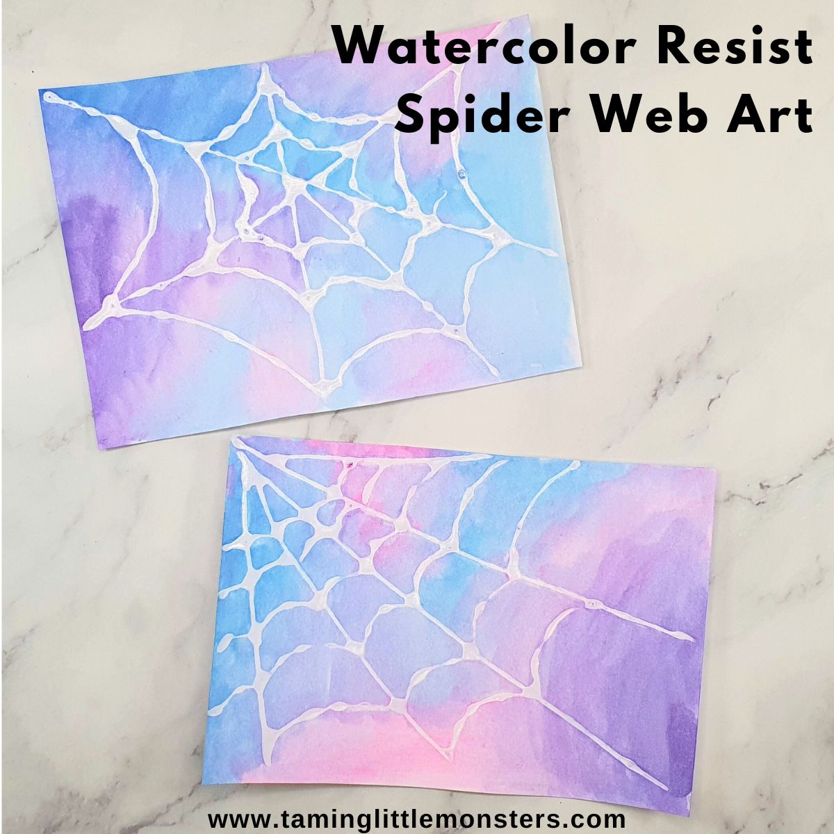 Wax Paper & Watercolor Resist Art - Things to Make and Do, Crafts