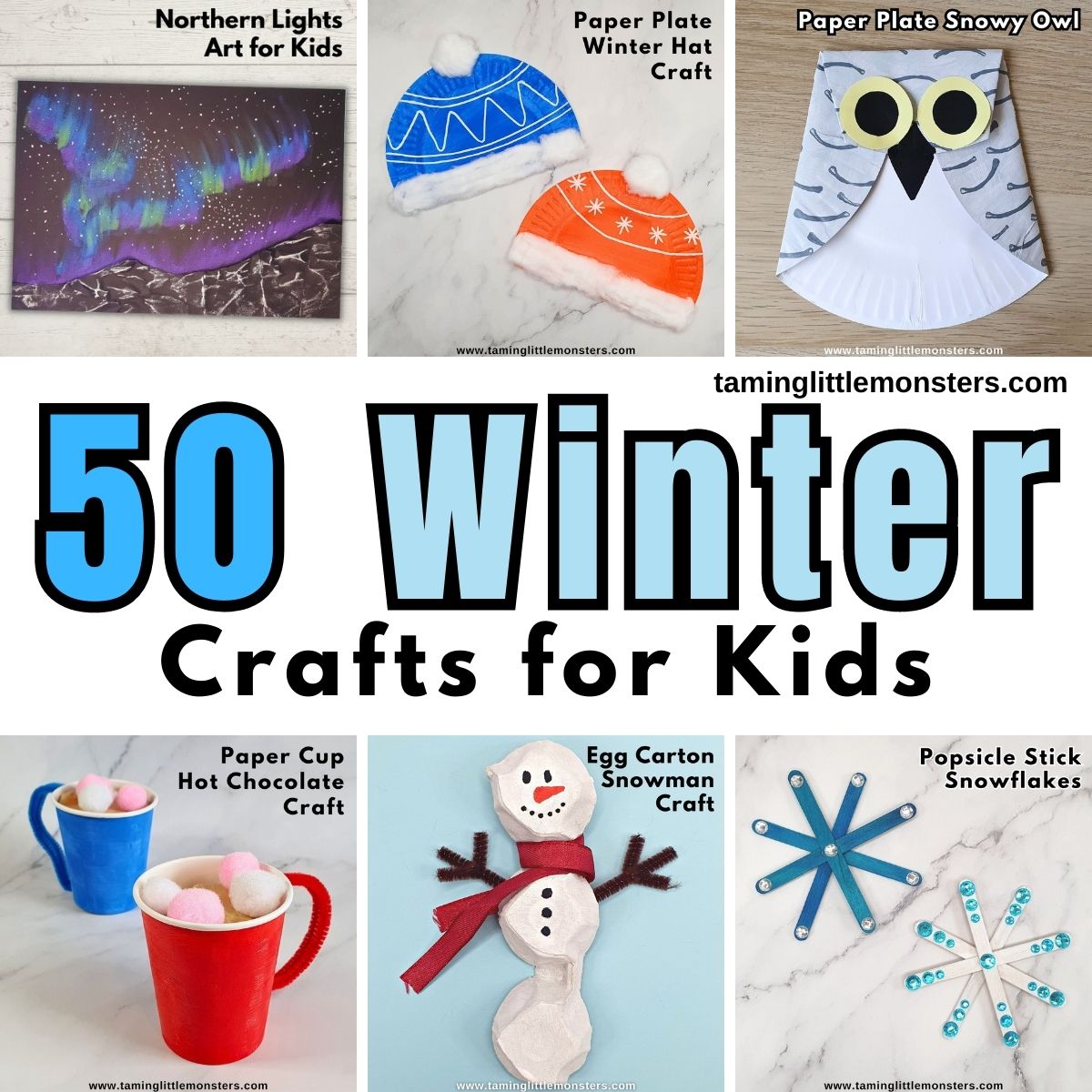 12+ Easy Winter Crafts for Kids - Toddler at Play