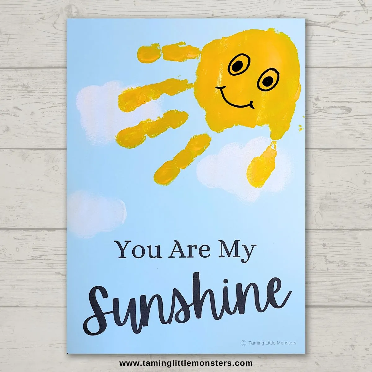 Personalised You Are My Sunshine Father's Day Card 