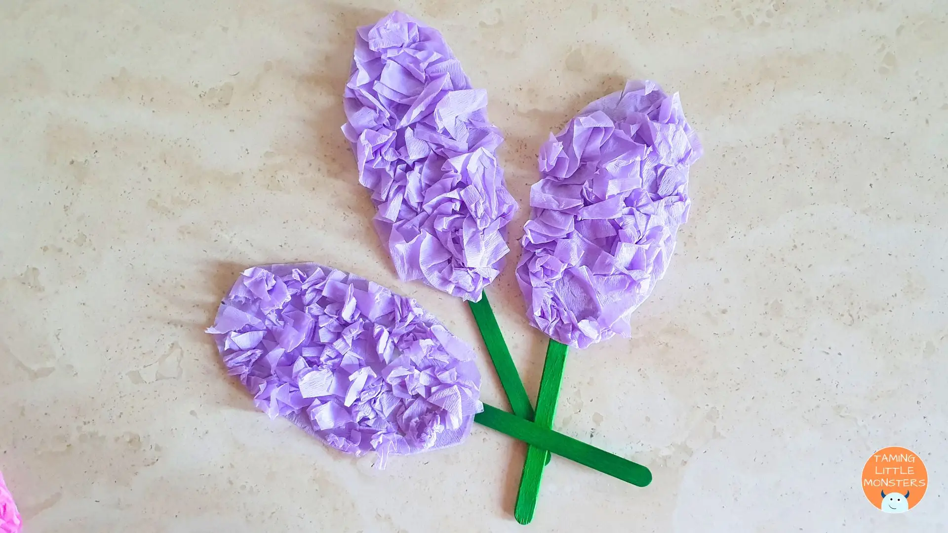 How To Make Tissue Paper Hyacinth Flowers —