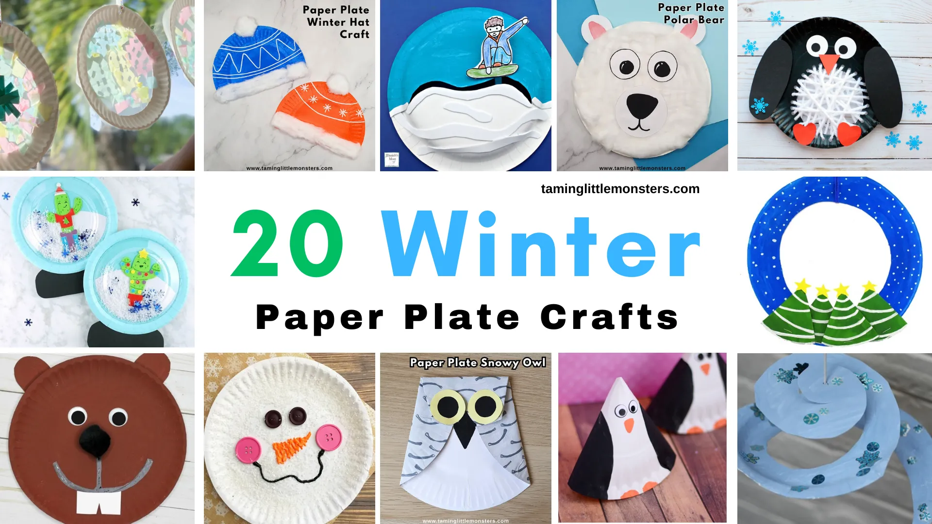 50 Fun and Easy Winter Crafts for Kids - Look! We're Learning!